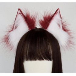Cat Ears And Hair Bands For Animal Ears  Red and White