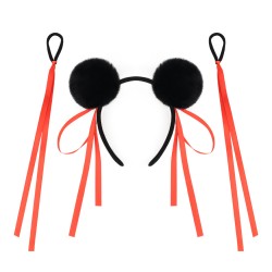 Nezha 2 Devil Children Make Sea With The Same Ball Hair Hoops Black